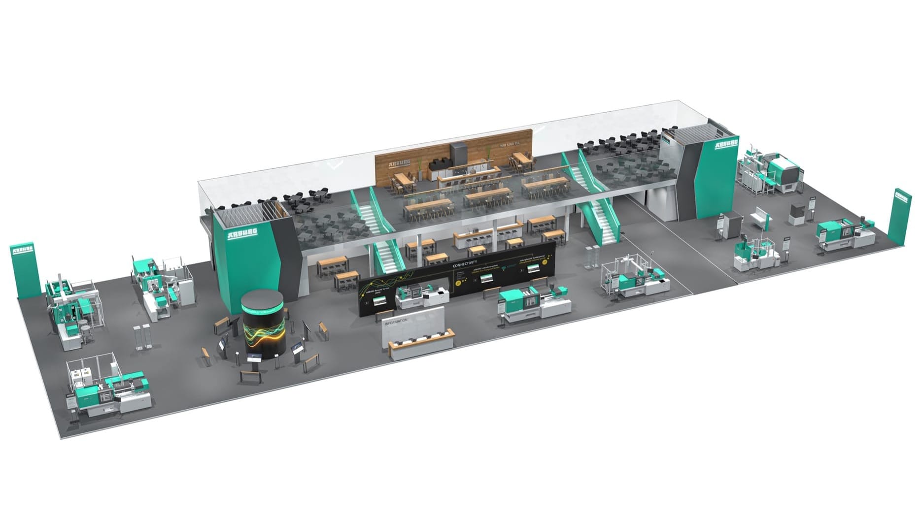 Exhibition Stand Design Rendering